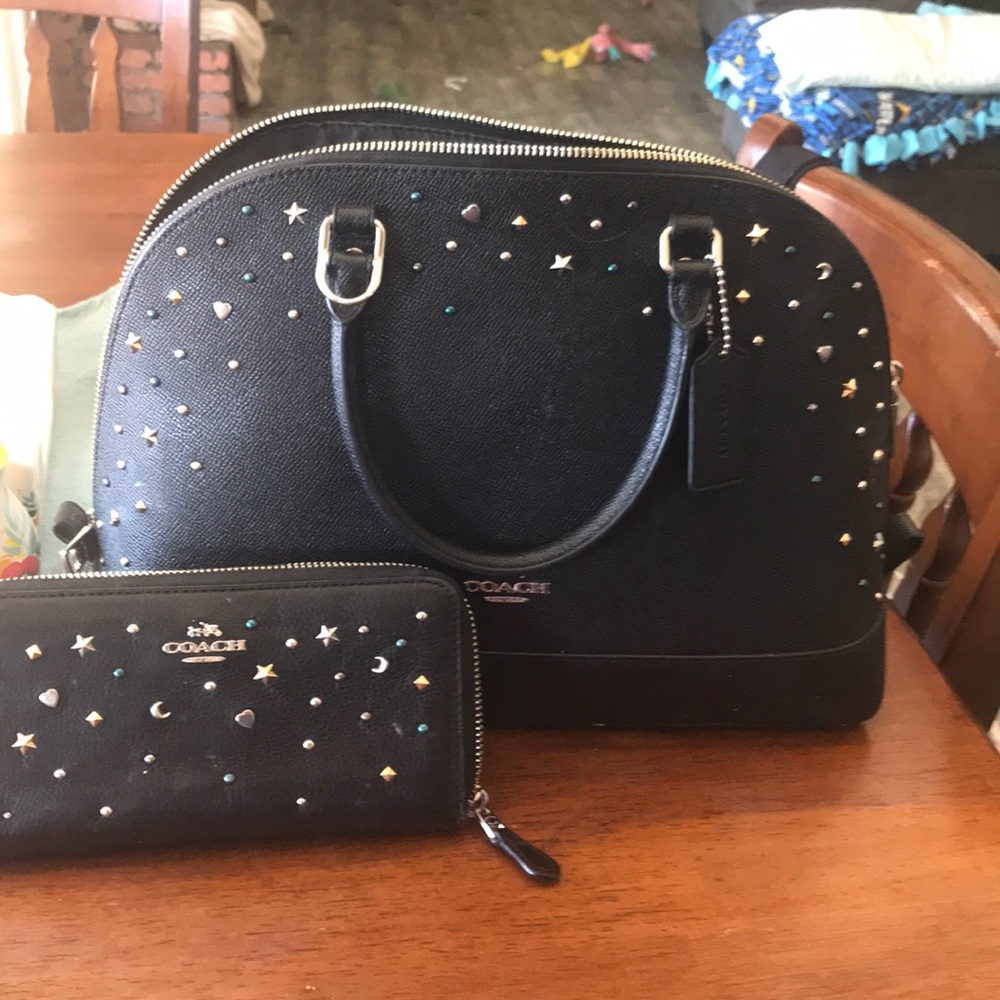 Coach purse and wallet
